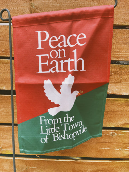 Bishopville Holiday Garden Flag - 12.5" x 18"