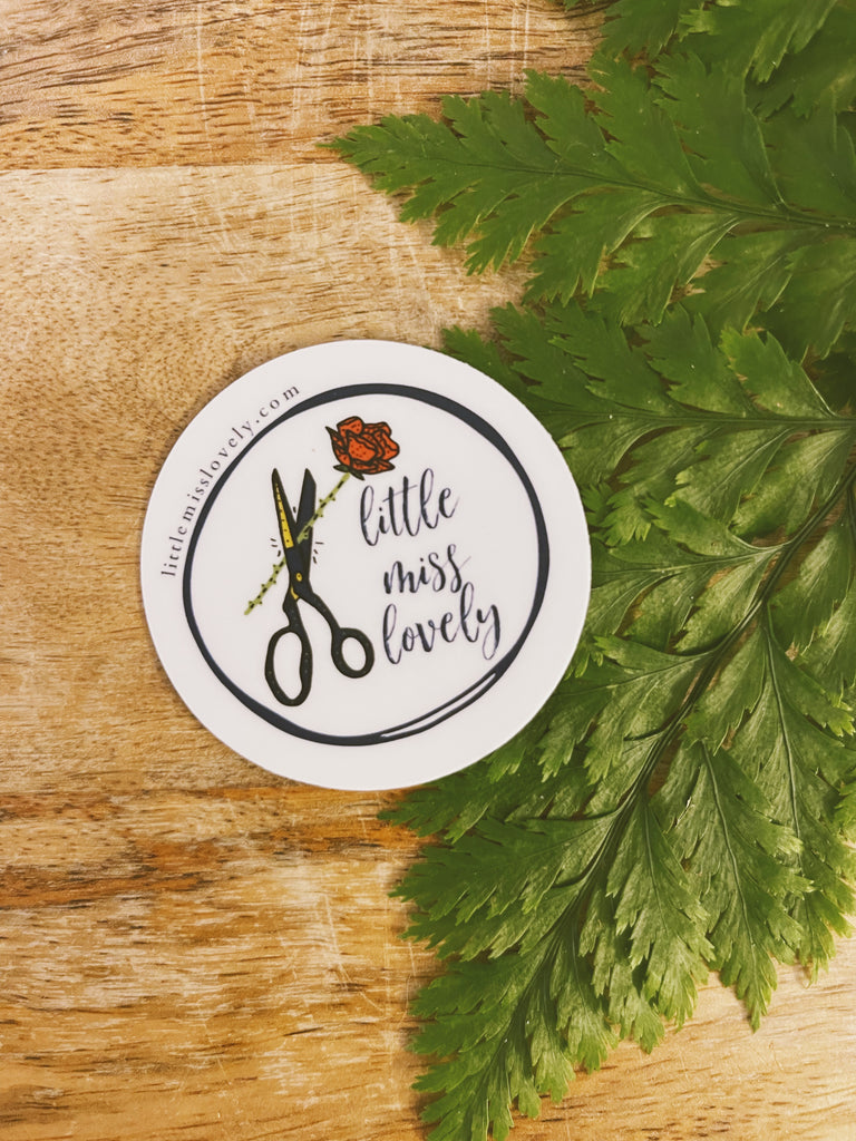 Cutting Rose Sticker