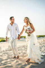 E + K Wedding at Assateague Island