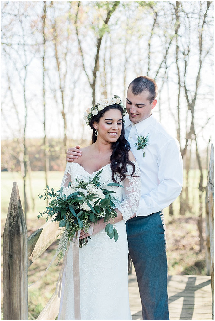 Grey & Blush Pink Wedding Inspiration at Nelson Farm
