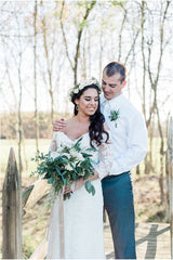 Grey & Blush Pink Wedding Inspiration at Nelson Farm