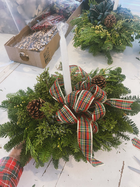 Advent Candle Centerpiece