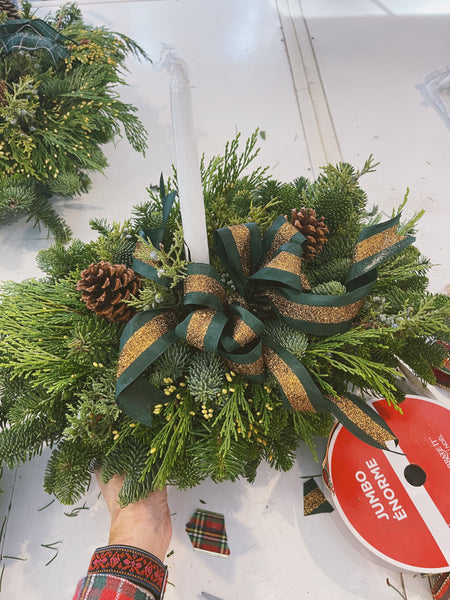 Advent Candle Centerpiece