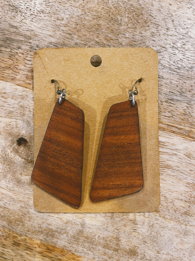 Wood Earrings: Style 2