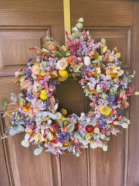 Dried Wildflower Wreath