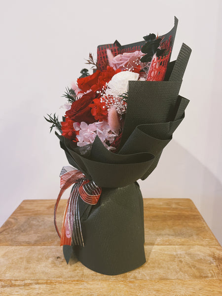 Red Preserved Flower Bouquet