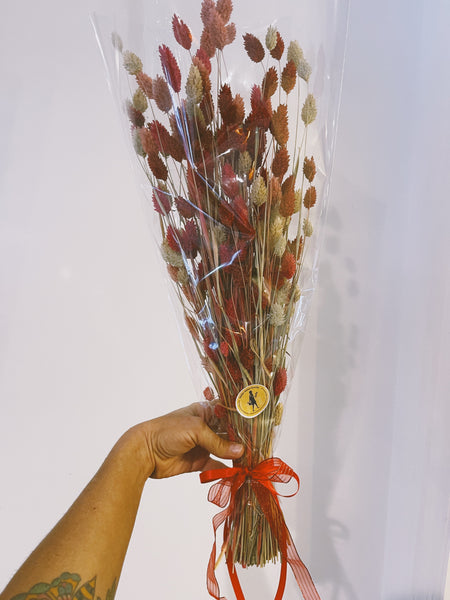 Valentine's Day Dried Bunny Tail Bouquet