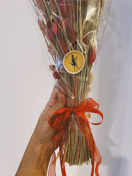 Valentine's Day Dried Bunny Tail Bouquet