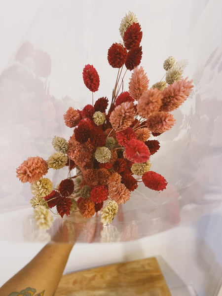 Valentine's Day Dried Bunny Tail Bouquet