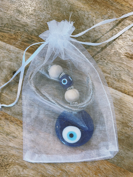 Glass Evil Eye Charm