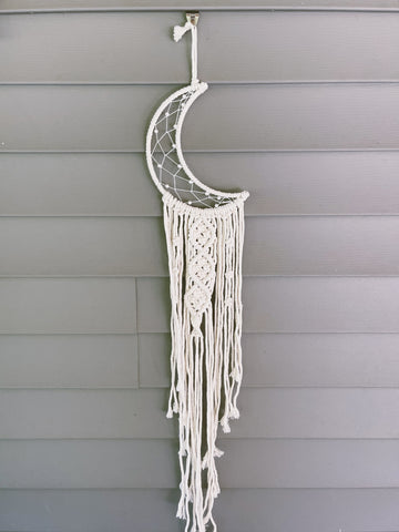 Moon Macrame Dream Catcher