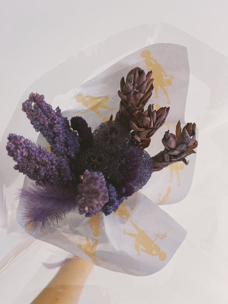 Purple Bohemian Beauty Dried Bouquet