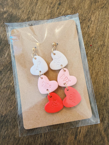 Valentine's Day Heart Earrings