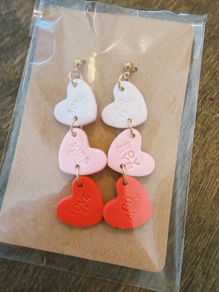Valentine's Day Heart Earrings