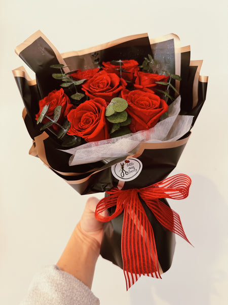 Preserved Bouquet of Red Roses