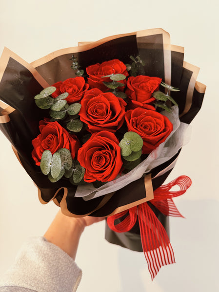 Preserved Bouquet of Red Roses