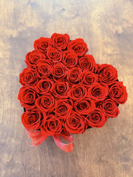 Large Preserved Red Rose Box