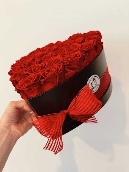 Large Preserved Red Rose Box