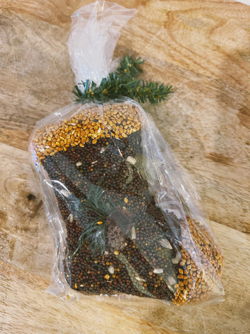 Christmas Stocking Birdseed Ornament