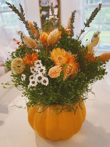 Fall Dried Floral Centerpiece Workshop at LML: Tuesday, 11/7/23, 6 - 7:30 pm