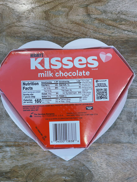 Hershey's Kisses Valentine's Day Milk Chocolate Candy Gift Box