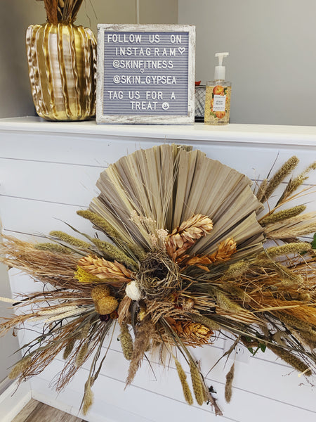 Dried Floral Wall Piece
